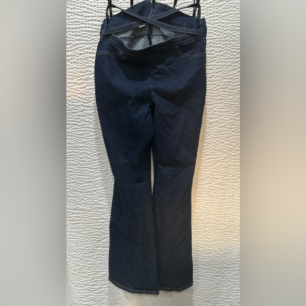 Dark Wash Flare Jeans Size 15